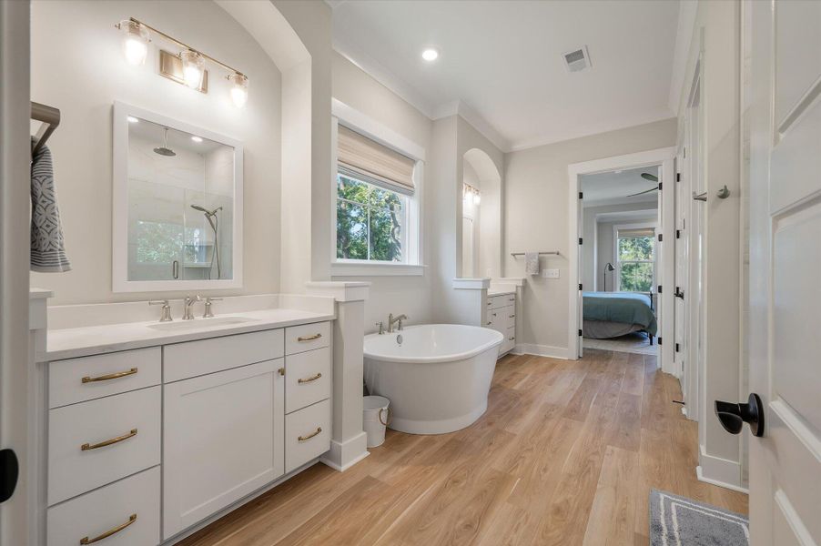 Furnished interior view inside a new home in , James Island (Image 45). Furnished interior view inside a new home in , James Island (Image 45).