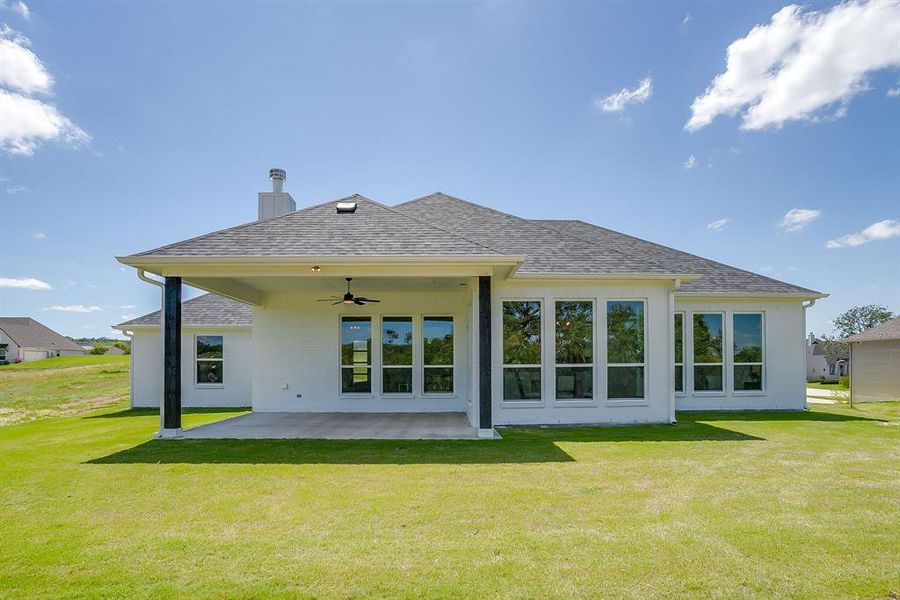 Exterior details and patio area of a home in , Springtown (Image 4). Exterior details and patio area of a home in , Springtown (Image 4).