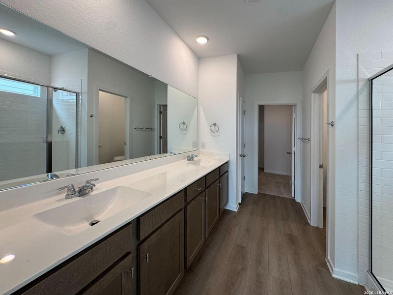 Furnished interior view inside a new home in Hennersby Hollow, San Antonio (Image 9).