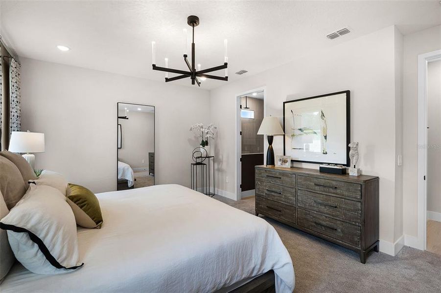 Furnished interior view inside a new home in Eden Crest, Apopka (Image 24). Furnished interior view inside a new home in Eden Crest, Apopka (Image 24).