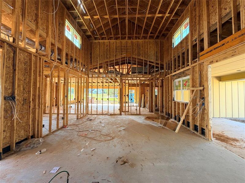 In-progress construction of a new home in Monarch Manor, Poolville, TX (Image 6).