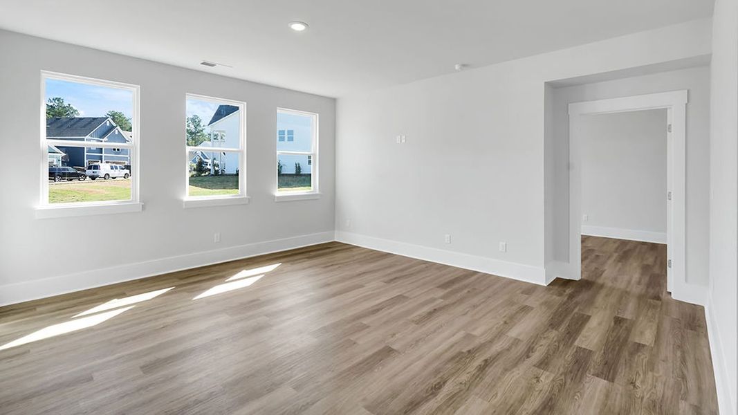 Spacious, unfurnished interior of a new home in The Haven at Indigo Preserve, Leland (Image 12).