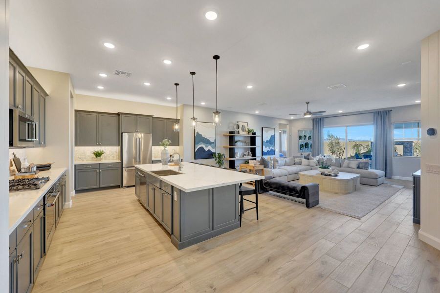 Representative furnished interior of a home built from the Violet by Mattamy Homes in White Tank Vistas, Waddell (Image 28).