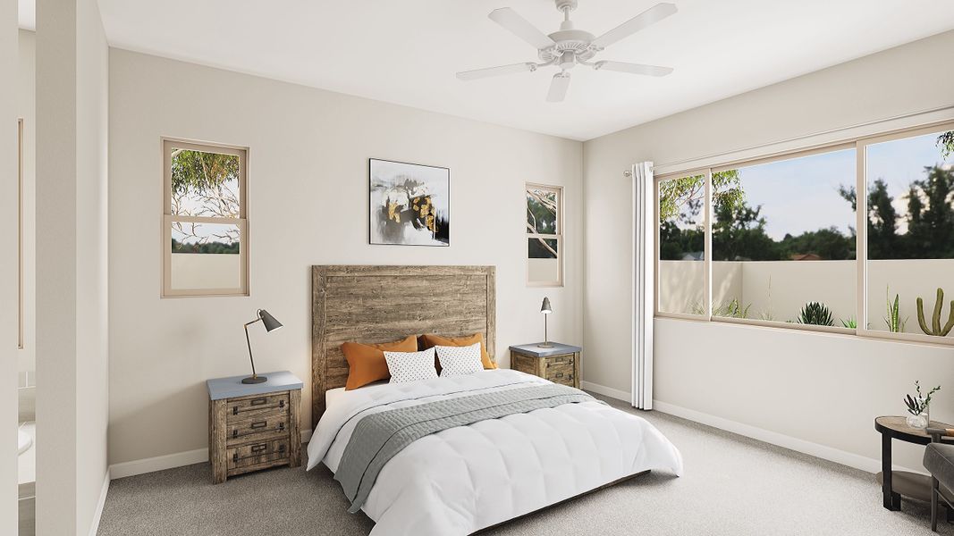 Representative furnished interior of a home built from the Calderwood Plan 4504 by Tri Pointe Homes in Soleo, San Tan Valley (Image 10).