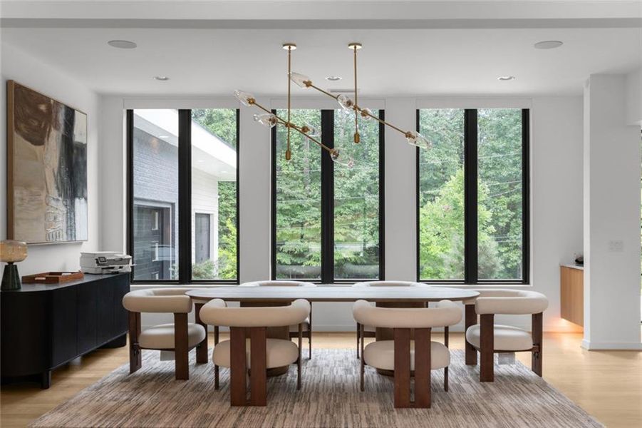 Furnished interior view inside a new home in , Atlanta (Image 12).