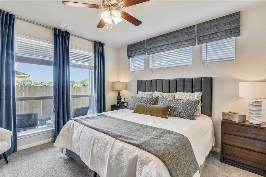 Furnished interior view inside a new home in Crosswinds, Kyle (Image 7).