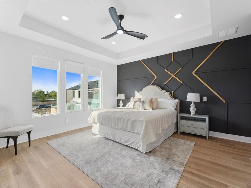 Furnished interior view inside a new home in , Houston (Image 19). Furnished interior view inside a new home in , Houston (Image 19).