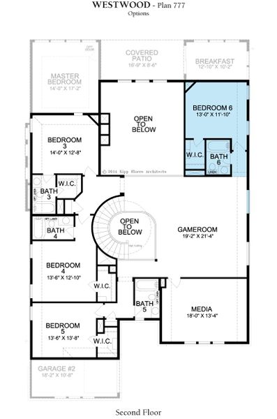 2D floor plan layout for the Westwood by Landon Homes in Lexington Frisco, Frisco, TX (Image 26). 2D floor plan layout for the Westwood by Landon Homes in Lexington Frisco, Frisco, TX (Image 26).
