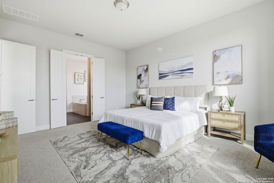 Furnished interior view inside a new home in Haby Hill 60s, San Antonio (Image 6).