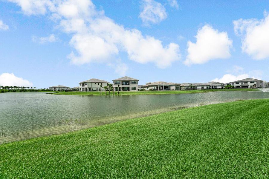 Exterior details and patio area of a home in Apex at Avenir, Palm Beach Gardens (Image 3).