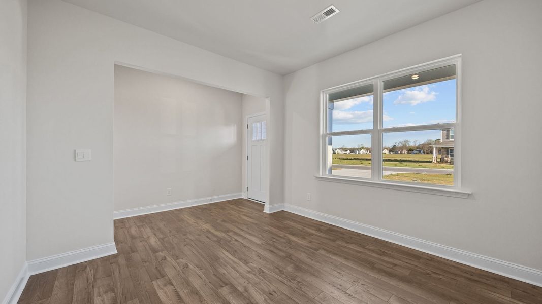 Spacious, unfurnished interior of a new home in The Estates at Edinborough, Gibsonville (Image 15).