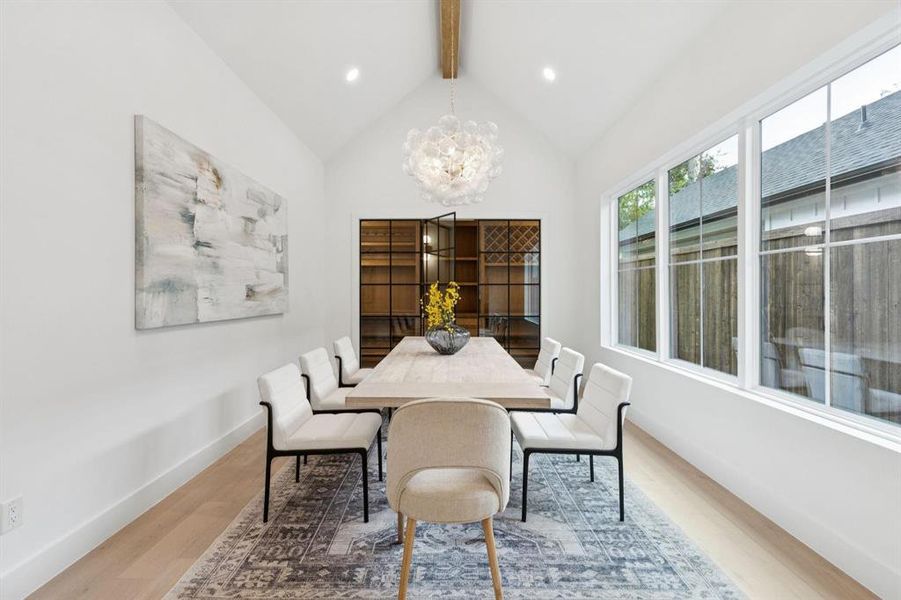 Furnished interior view inside a new home in , Dallas (Image 8).