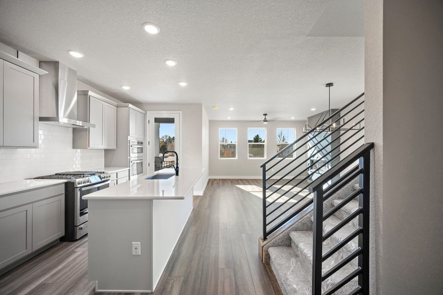 Furnished interior view inside a new home in Pony Park, Colorado Springs (Image 14). Furnished interior view inside a new home in Pony Park, Colorado Springs (Image 14).