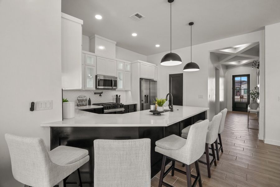 Furnished interior view inside a new home in Paseo Del Este Unit 9, El Paso (Image 16).