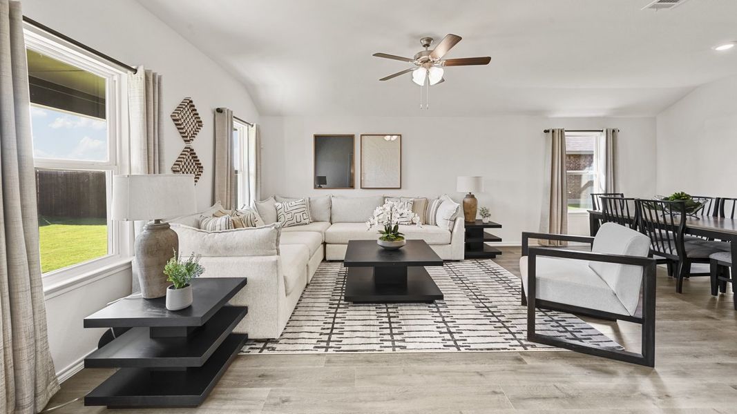 Furnished interior view inside a new home in Waverly Estates, Josephine (Image 22). Furnished interior view inside a new home in Waverly Estates, Josephine (Image 22).