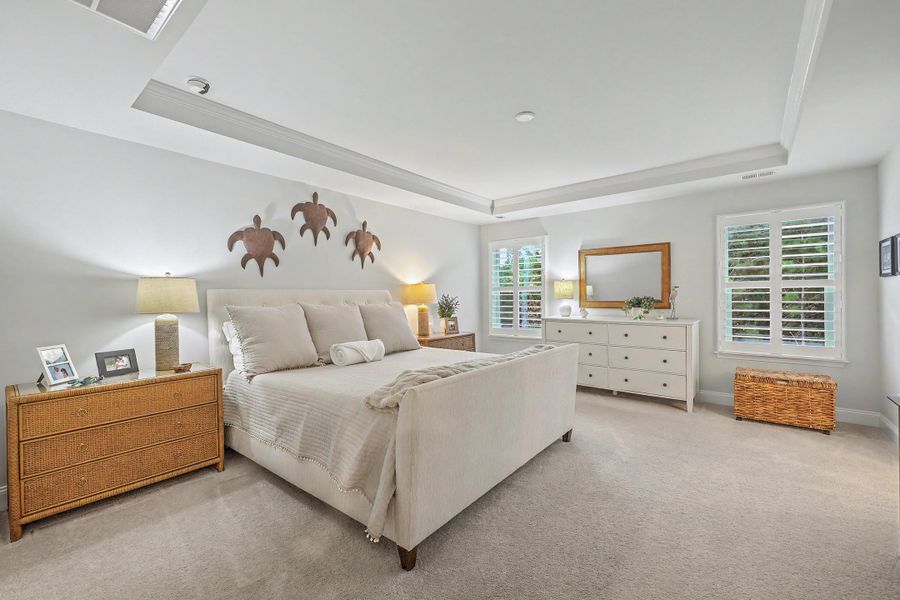 Furnished interior view inside a new home in Sea Island Preserve, Johns Island (Image 14).