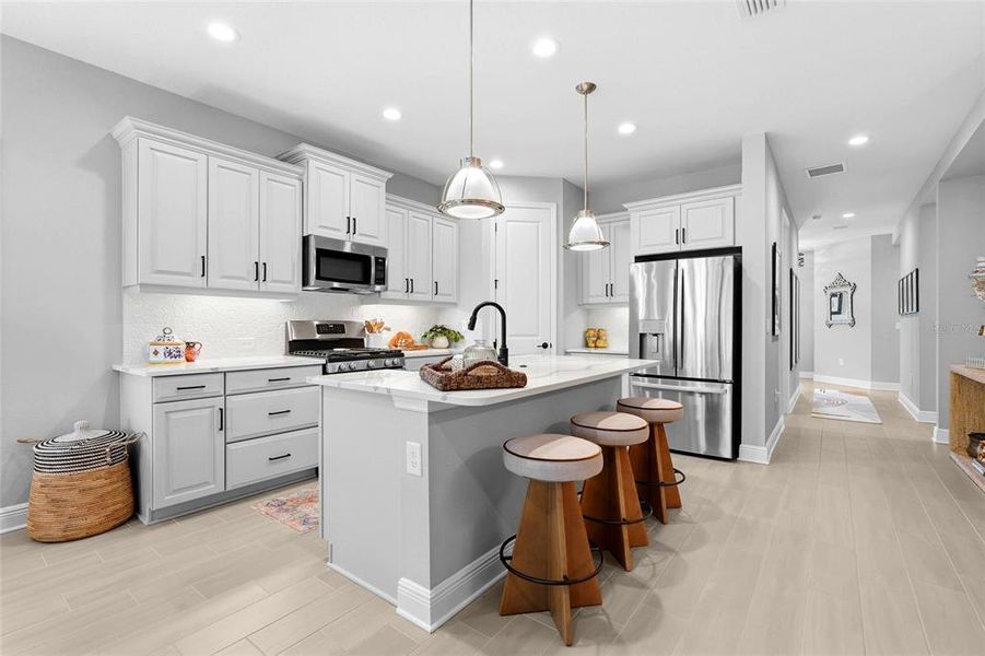 Furnished interior view inside a new home in , Sarasota (Image 6).