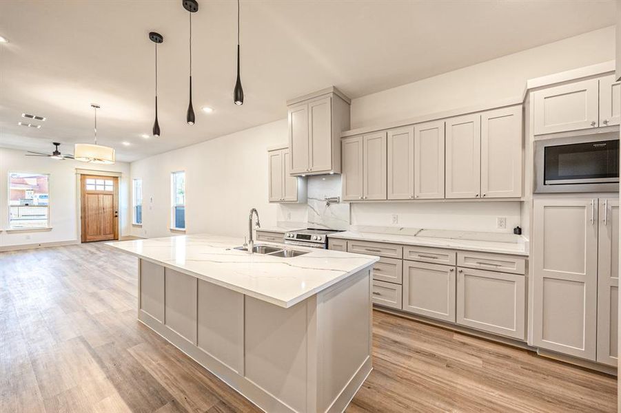 Furnished interior view inside a new home in , Fort Worth (Image 9). Furnished interior view inside a new home in , Fort Worth (Image 9).