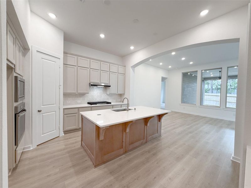 Kitchen with Frigidaire Gallery appliances