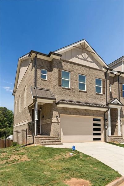 Front exterior of a new home in , Decatur, GA, highlighting curb appeal (Image 28). Front exterior of a new home in , Decatur, GA, highlighting curb appeal (Image 28).