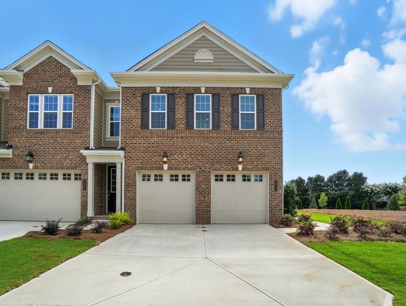Representative exterior photo of a completed home built from the Duke by Mattamy Homes in The Townes at Wade Ardrey, Charlotte, NC (Image 18). Representative exterior photo of a completed home built from the Duke by Mattamy Homes in The Townes at Wade Ardrey, Charlotte, NC (Image 18).
