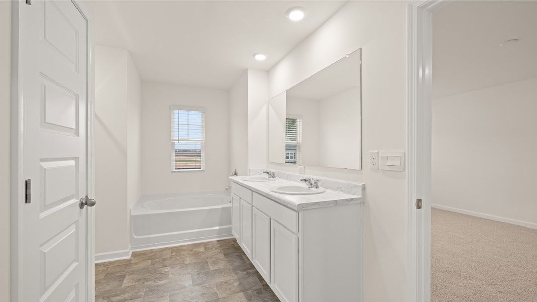 Furnished interior view inside a new home in Estates at Deer Hollow, Grovetown (Image 12).