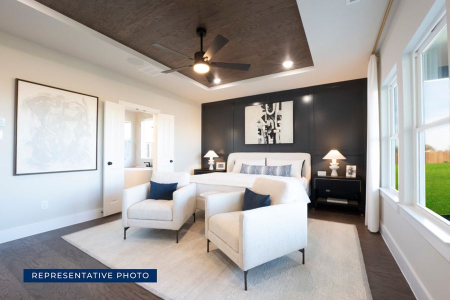 Representative furnished interior of a home built from the Roosevelt F by First Texas Homes in The Villages of Hurricane Creek, Anna (Image 11). Representative furnished interior of a home built from the Roosevelt F by First Texas Homes in The Villages of Hurricane Creek, Anna (Image 11).