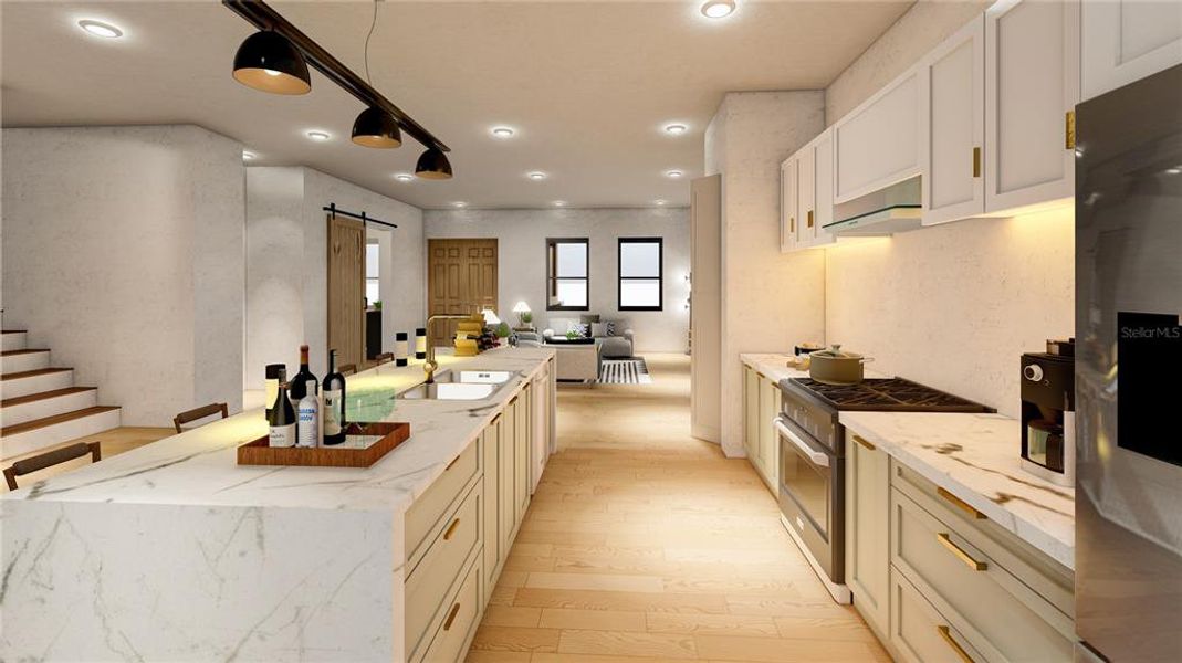 Furnished interior view inside a new home in , Tampa (Image 6).