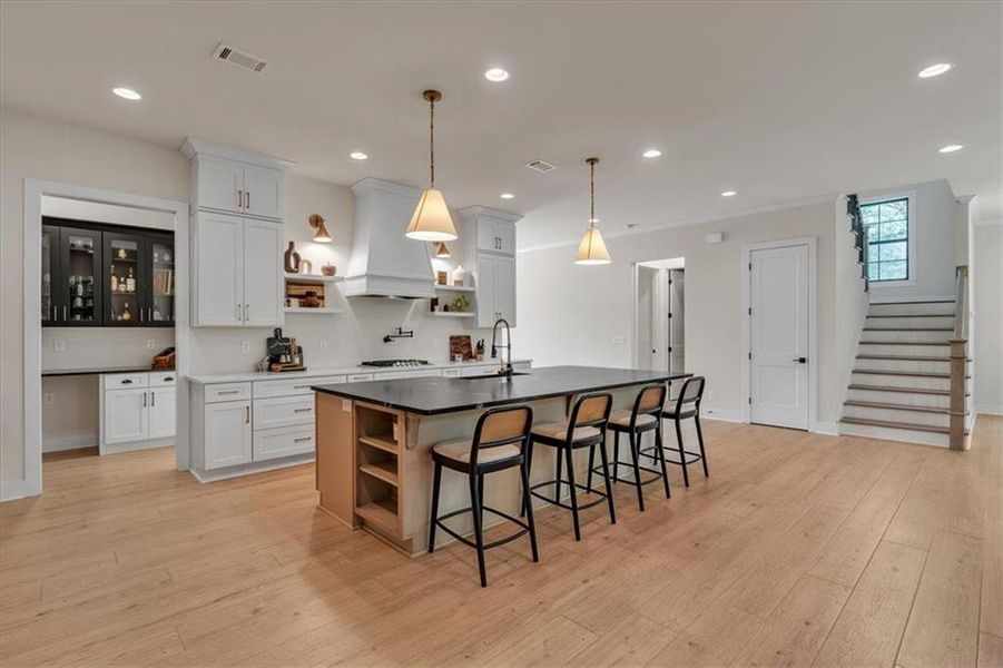 Furnished interior view inside a new home in , Dallas (Image 5).