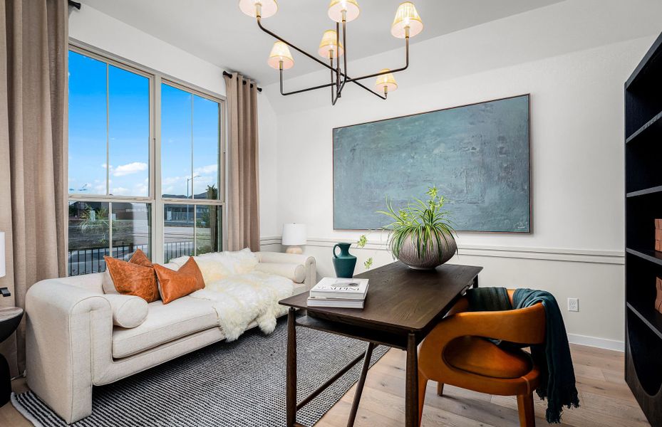 Representative furnished interior of a home built from the Doucette by Pulte Homes in Kuempel Farms, Pflugerville (Image 30).