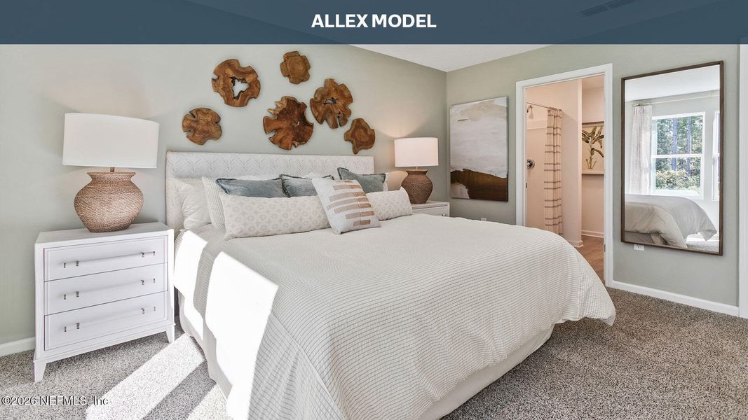 Furnished interior view inside a new home in The Arbors, Jacksonville (Image 14).