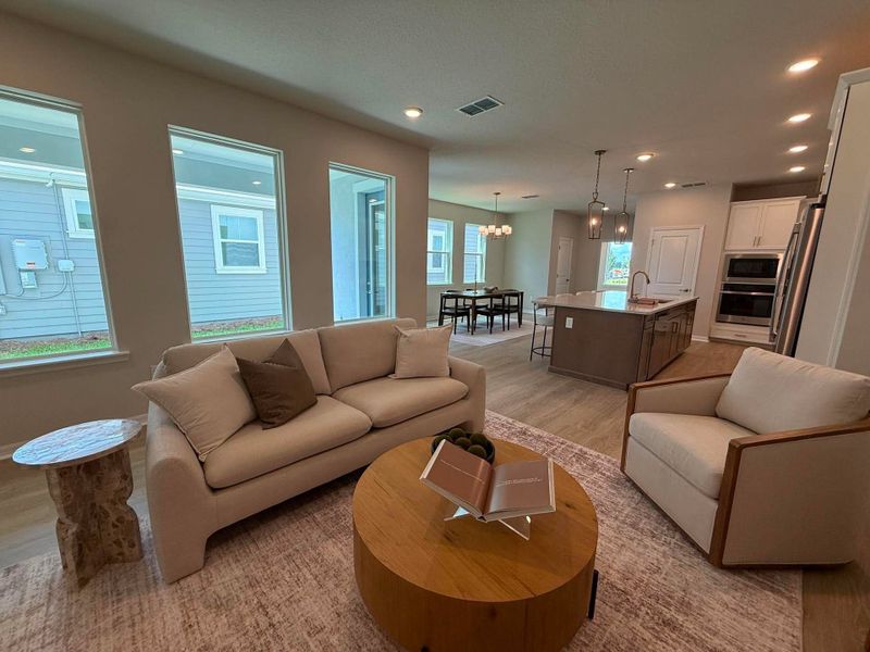 Furnished interior view inside a new home in Laureate Park at Lake Nona - Garden Series, Orlando (Image 5).