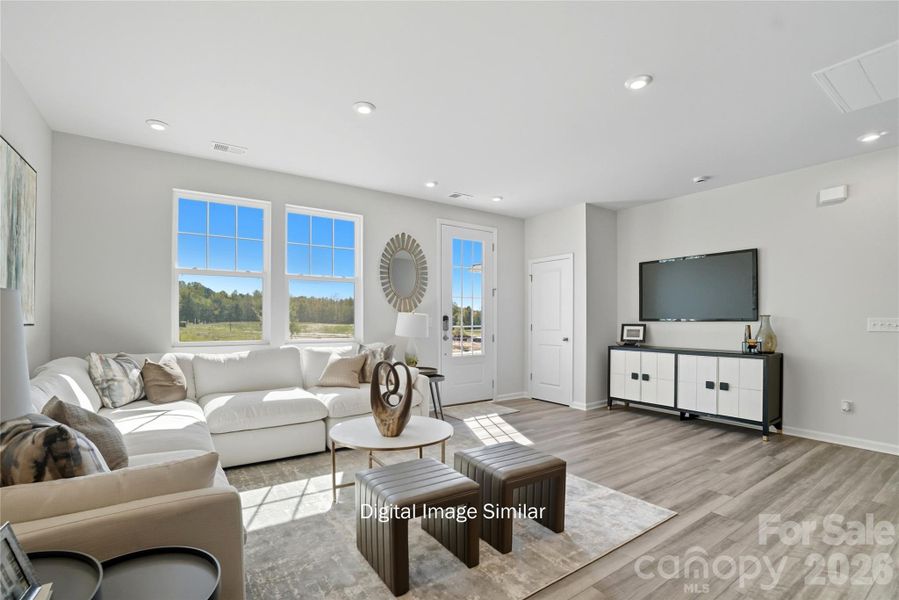 Furnished interior view inside a new home in Bratton Pointe, Rock Hill (Image 5).