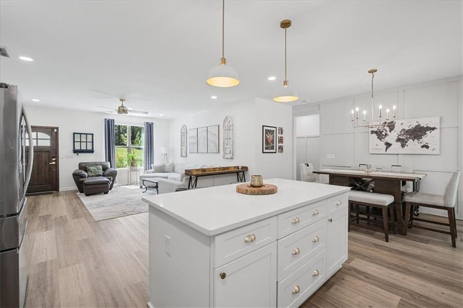 Furnished interior view inside a new home in , Atlanta (Image 19).