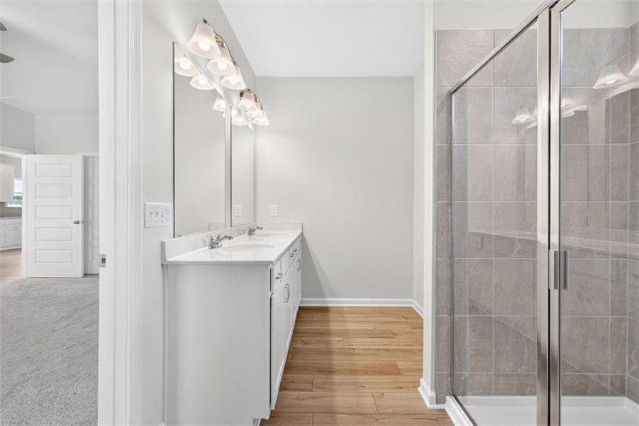 Furnished interior view inside a new home in Summerfield Place, Carrollton (Image 13).