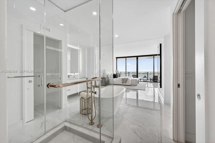 Furnished interior view inside a new home in Aria Reserve, Miami (Image 6).