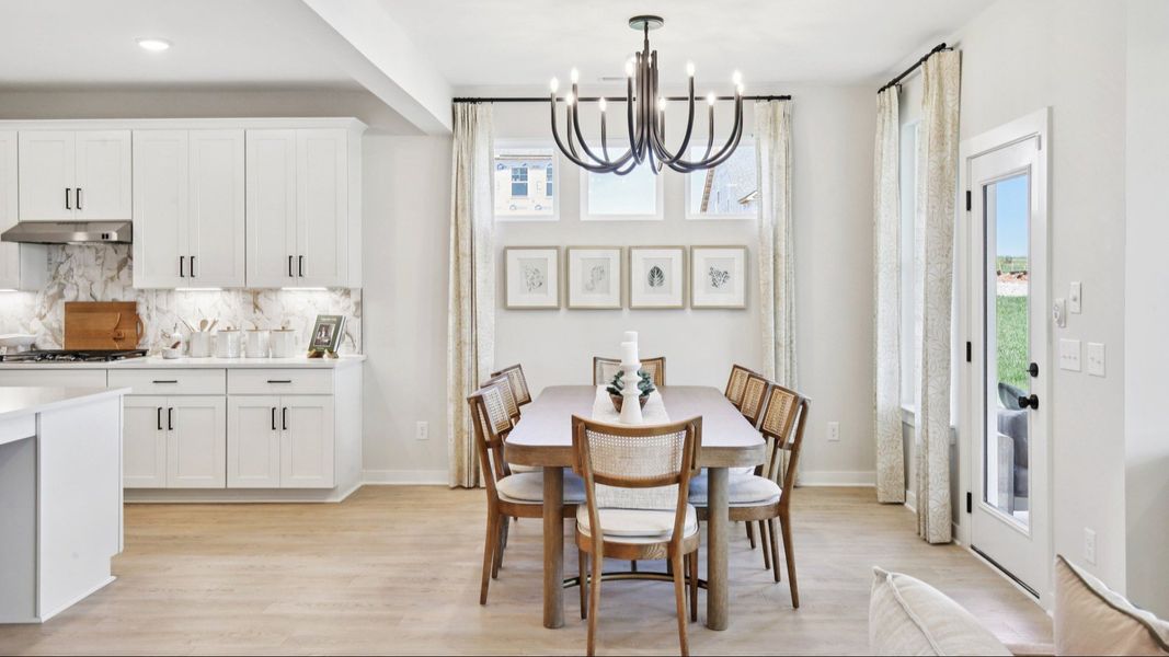 Representative furnished interior of a home built from the Lassiter by DRB Homes in Cottages of Bearwood, Mount Pleasant (Image 13).