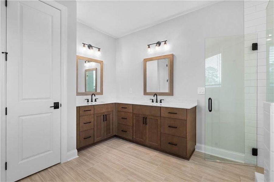 Furnished interior view inside a new home in Promenade at Sawnee Village, Cumming (Image 28).