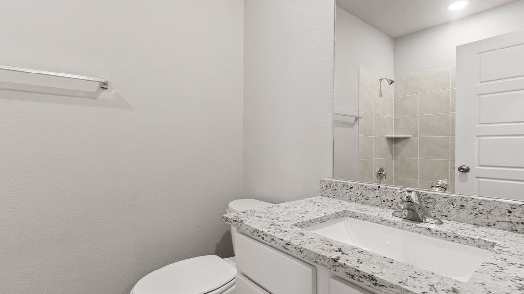 Secondary bathroom