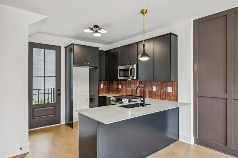 Furnished interior view inside a new home in , Atlanta (Image 14).