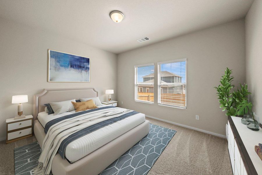 Primary Bedroom - Virtually Staged
