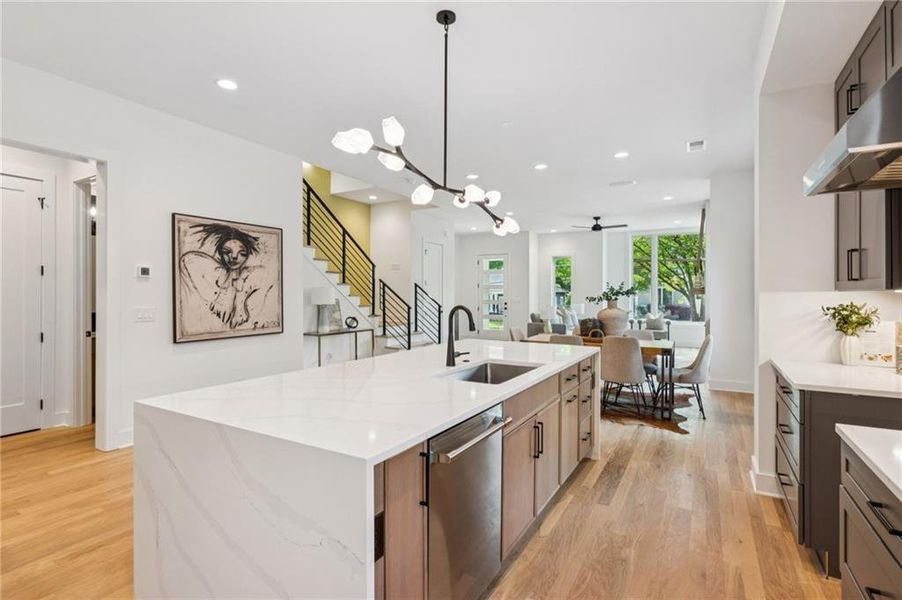 Furnished interior view inside a new home in , Atlanta (Image 29). Furnished interior view inside a new home in , Atlanta (Image 29).