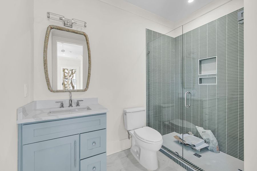 Furnished interior view inside a new home in , Isle Of Palms (Image 15).