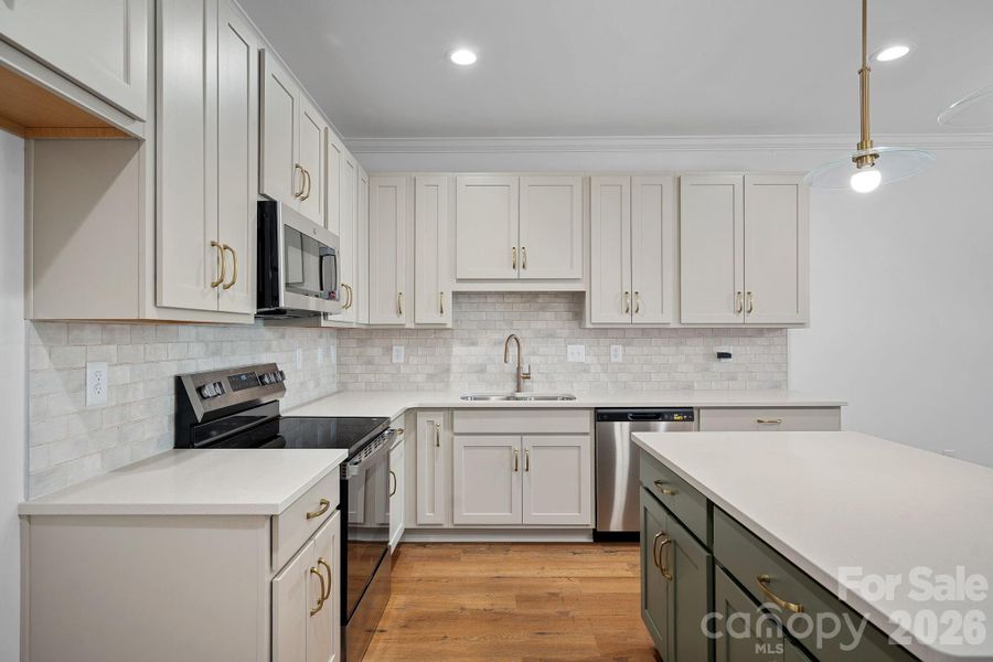 Furnished interior view inside a new home in , Charlotte (Image 9).