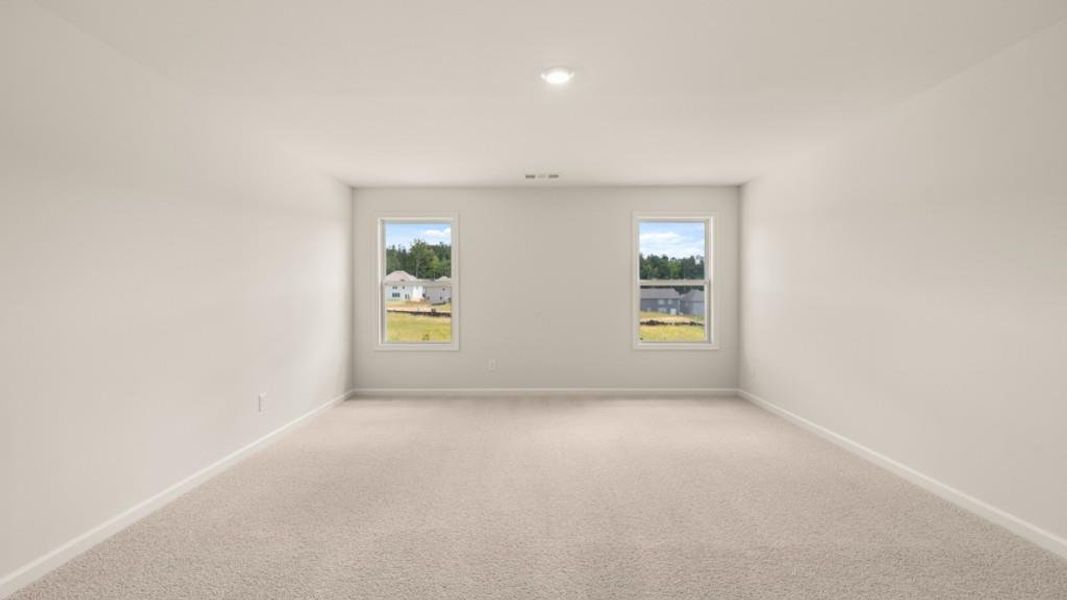 Spacious, unfurnished interior of a new home in Hamptons at Riverwood East, Dallas (Image 17).