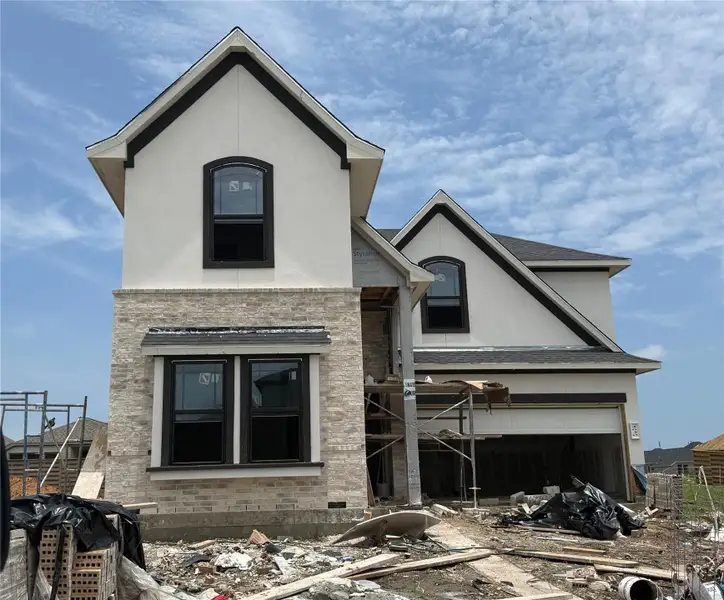 In-progress construction of a new home in Austin Point, Richmond, TX (Image 3). In-progress construction of a new home in Austin Point, Richmond, TX (Image 3).