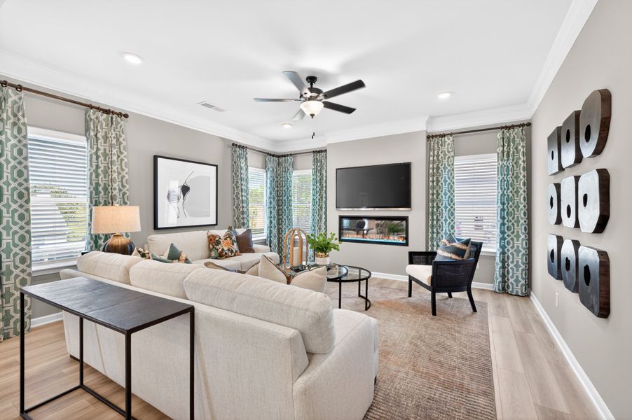 Furnished interior view inside a new home in Glen at Cave Springs, Douglasville (Image 6).