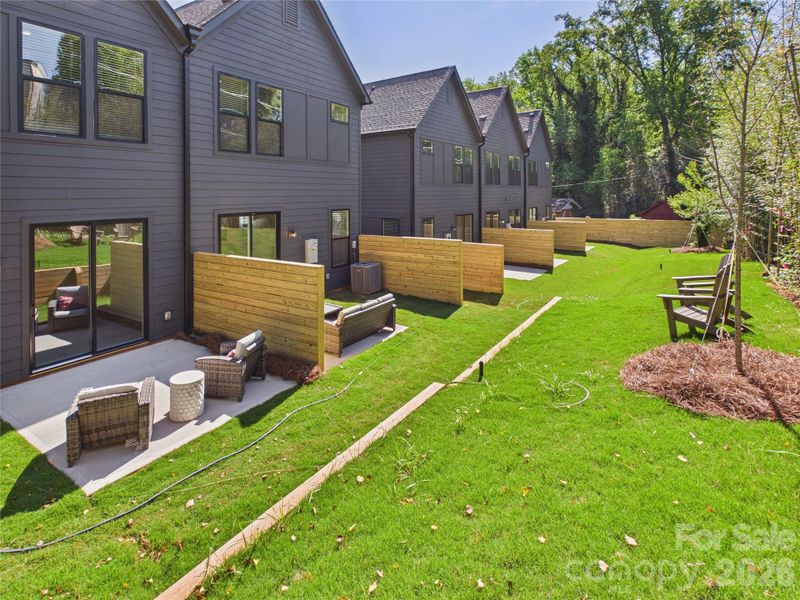 Exterior details and patio area of a home in , Charlotte (Image 15).