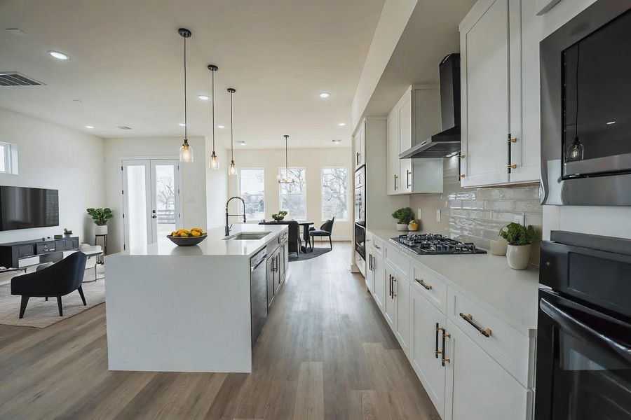 Furnished interior view inside a new home in , Houston (Image 13).