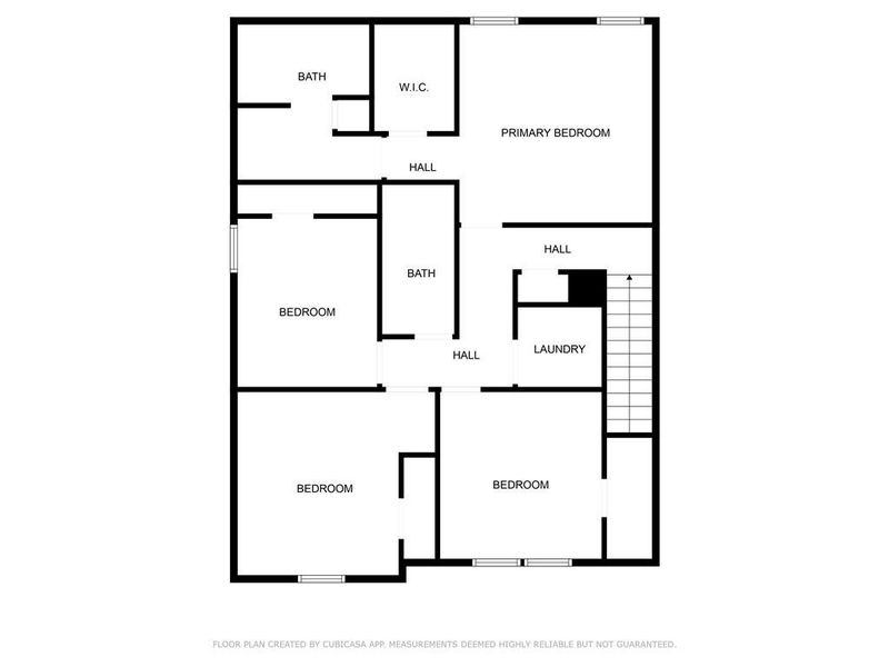 2D floor plan layout of this home in Deer Creek, Temple, GA (Image 4).
